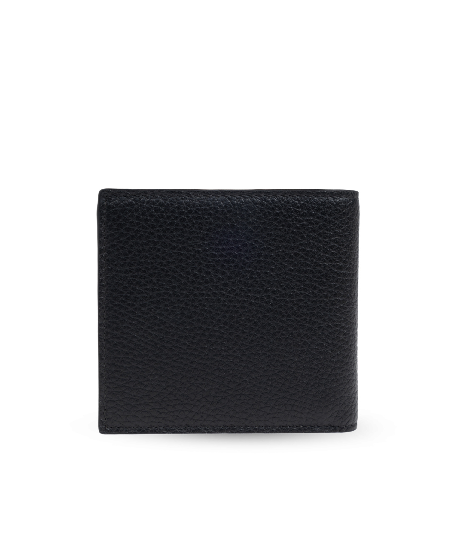 Shop Bally Ribbon Bi-fold Leather Wallet In Black