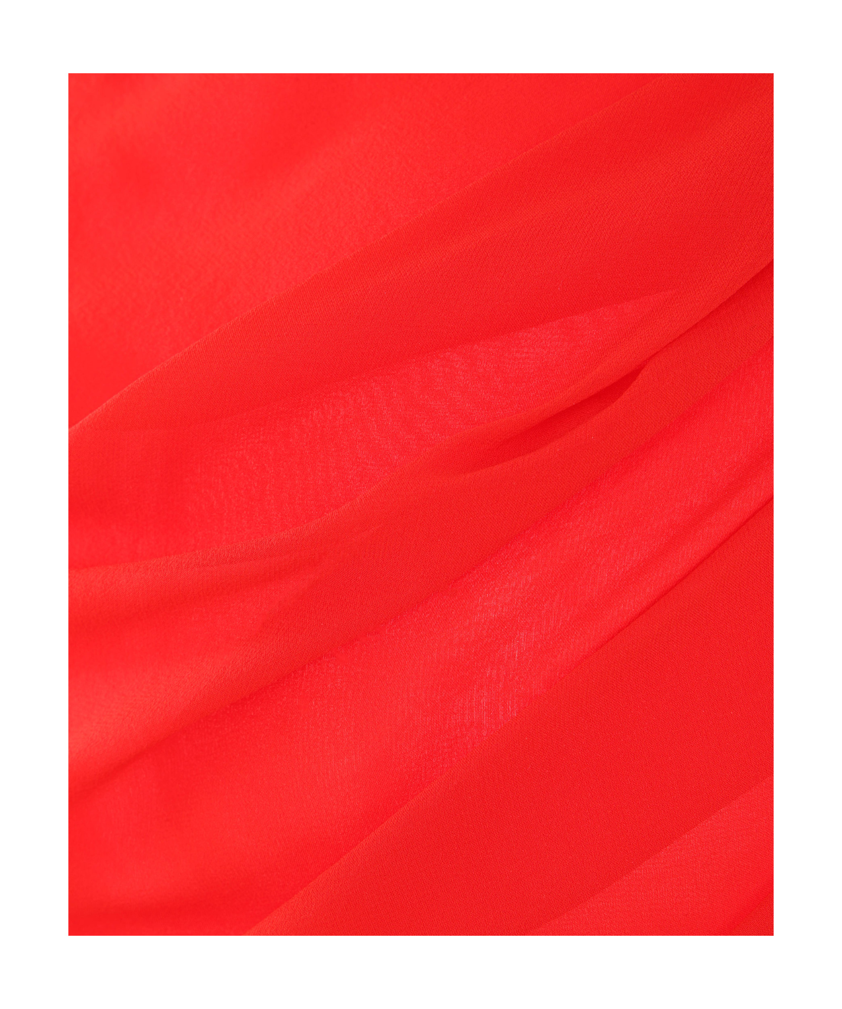 Blumarine Butterfly Crepe Asymmetric Dress In Orange