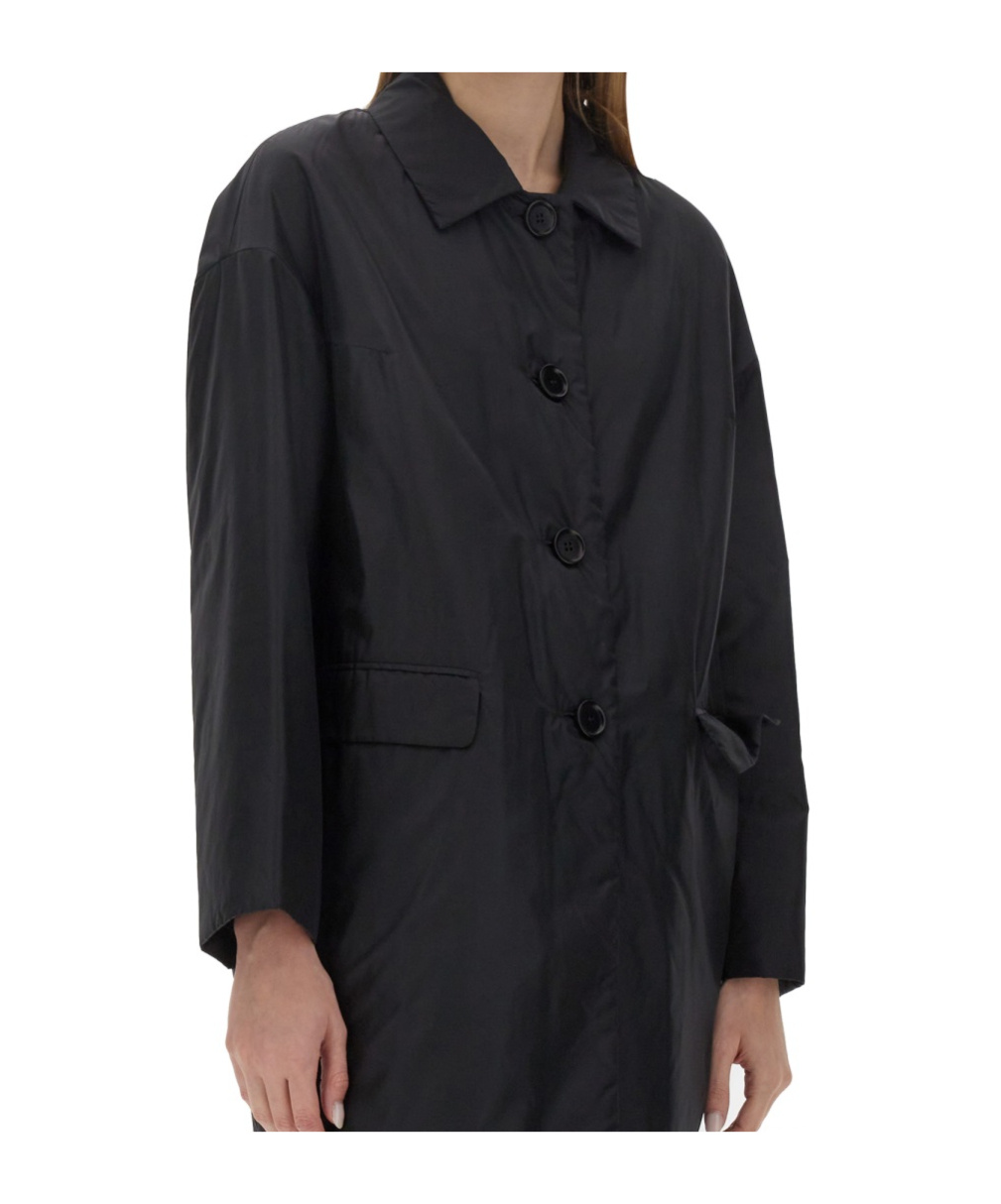 ASPESI BUTTONED-UP GABARDINE COAT