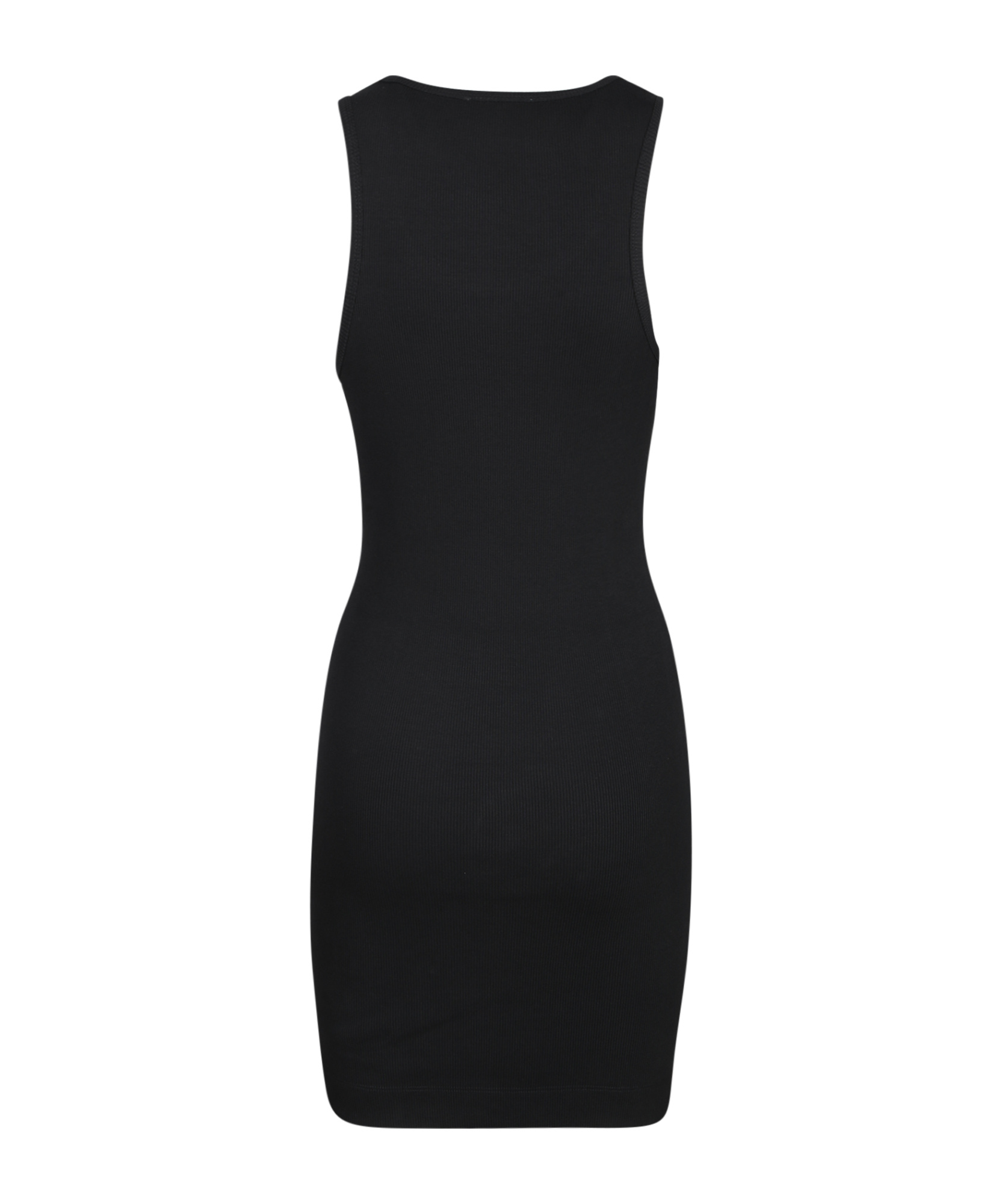 Moschino Jeans Sleeveless Crewneck Dress In Black