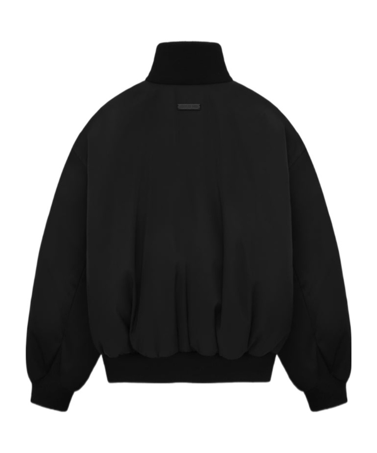 Fear Of God Black Cotton And Wool Sweatshirt In Black
