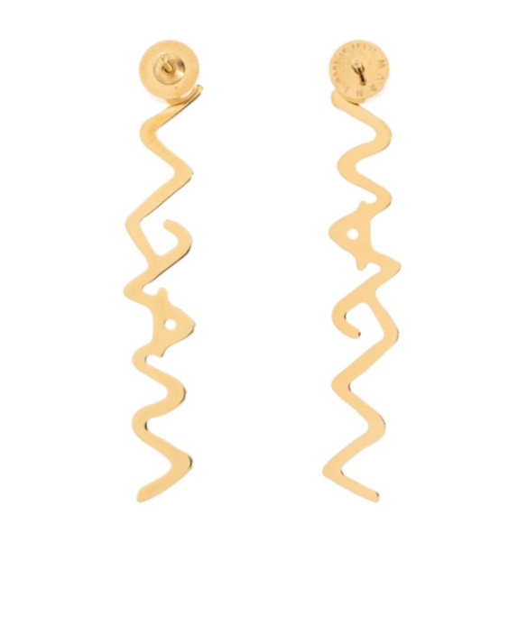 Marni Symbol Drop Earrings In Gold