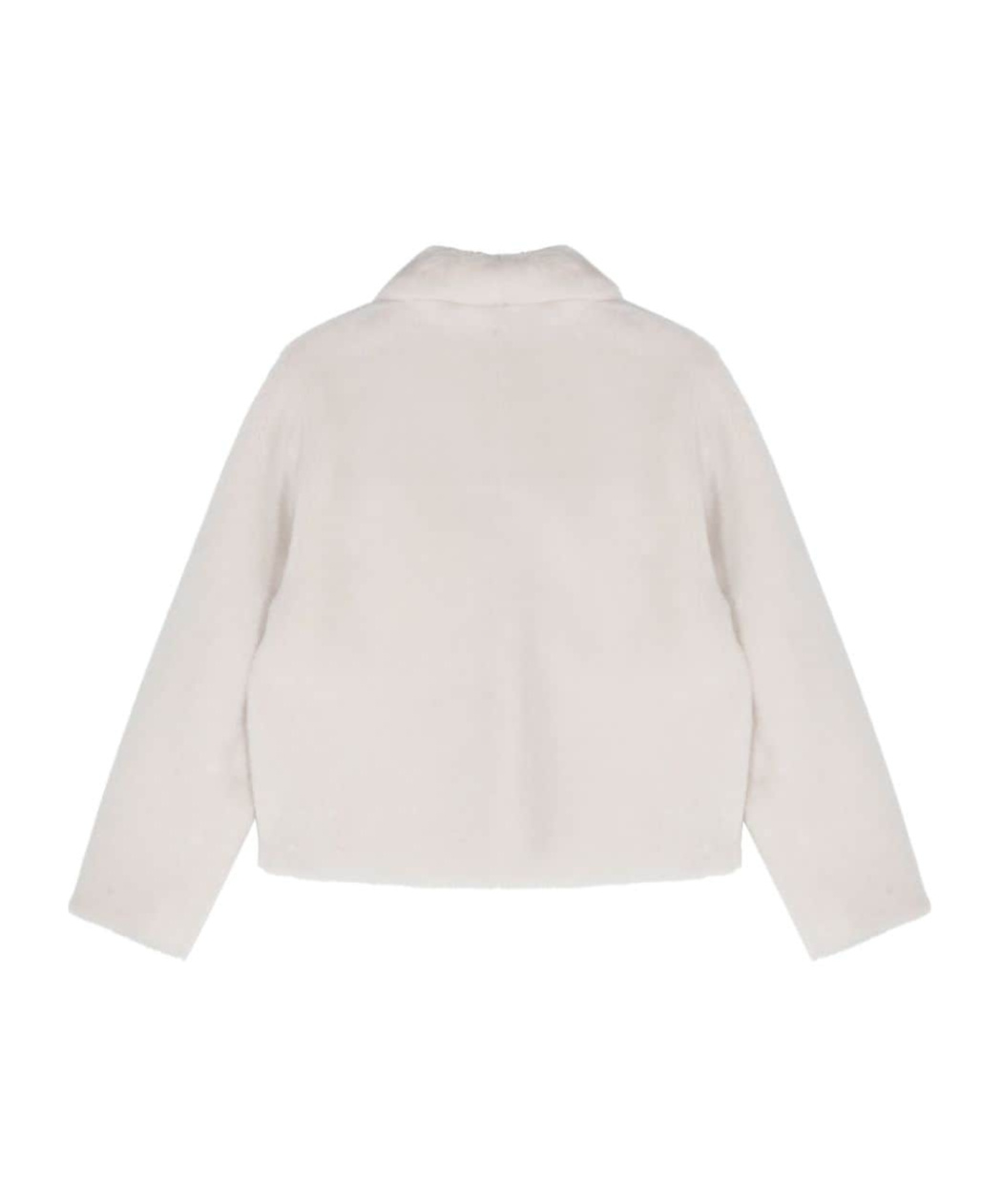 Shop Arma Shearling Jacket In White