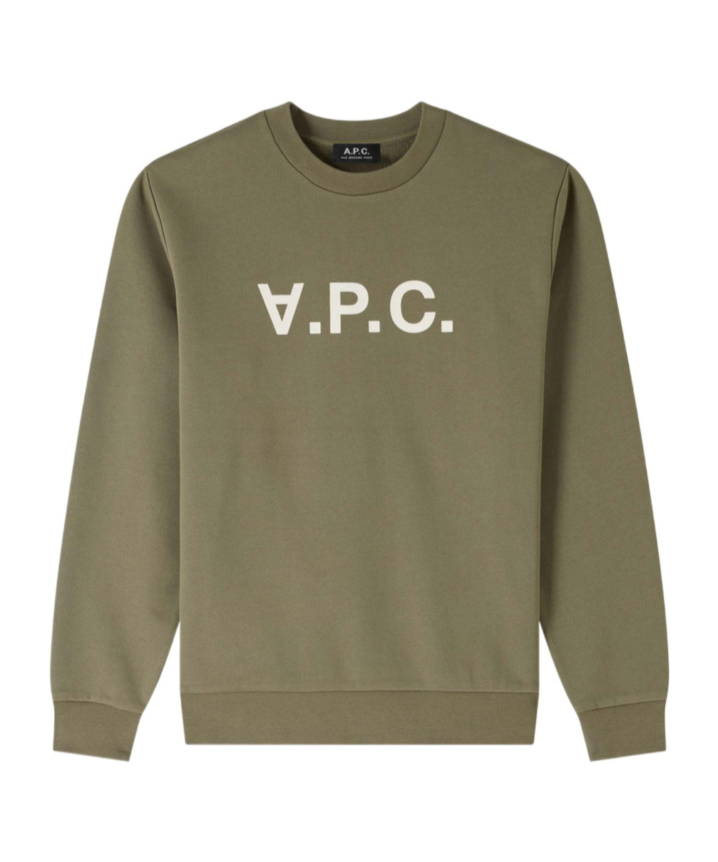 Apc Long-sleeved Sweater In Green