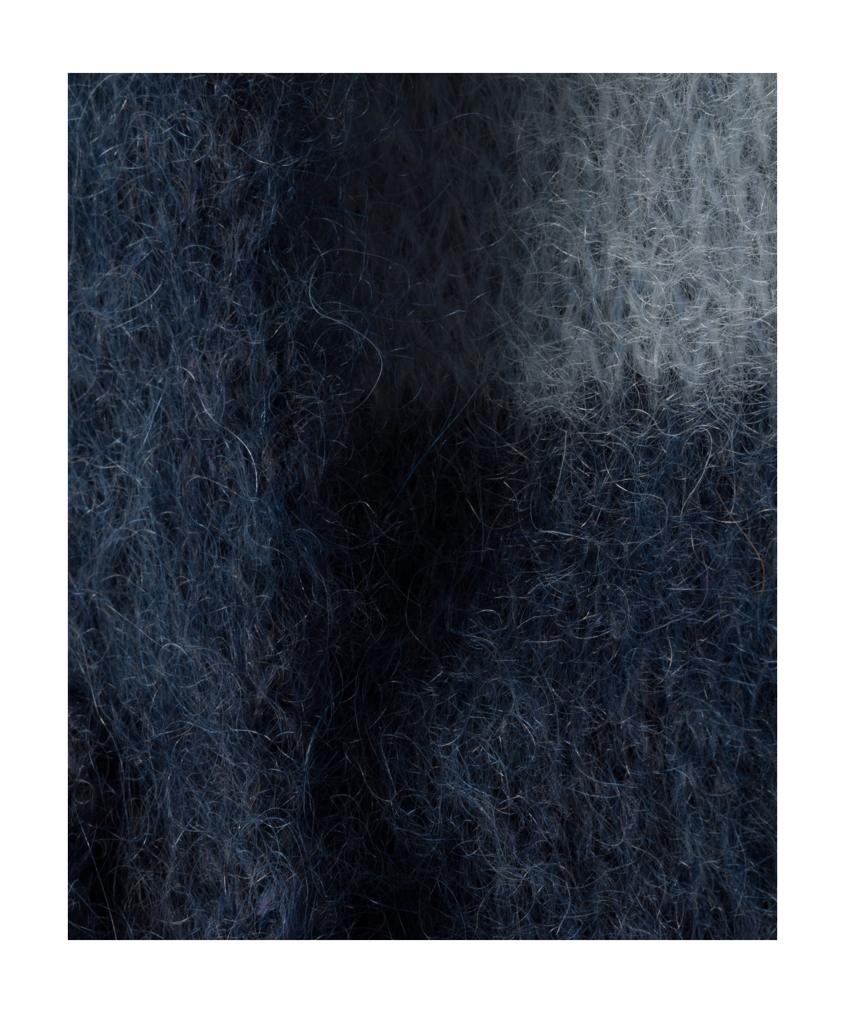 Miu Miu Fringed Wool Scarf In Blue