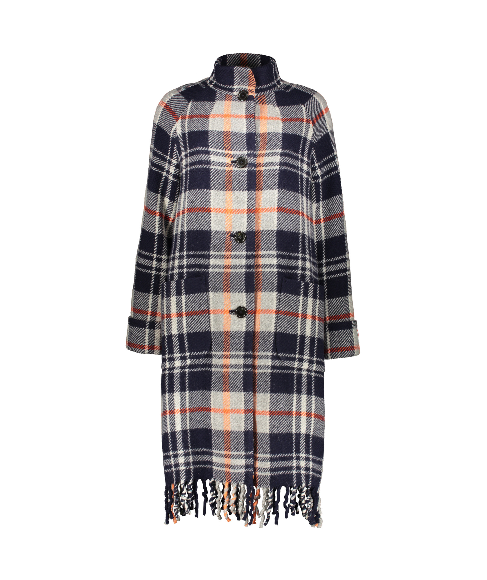 Kenzo Woman Coat Midnight Blue Size 4 Wool