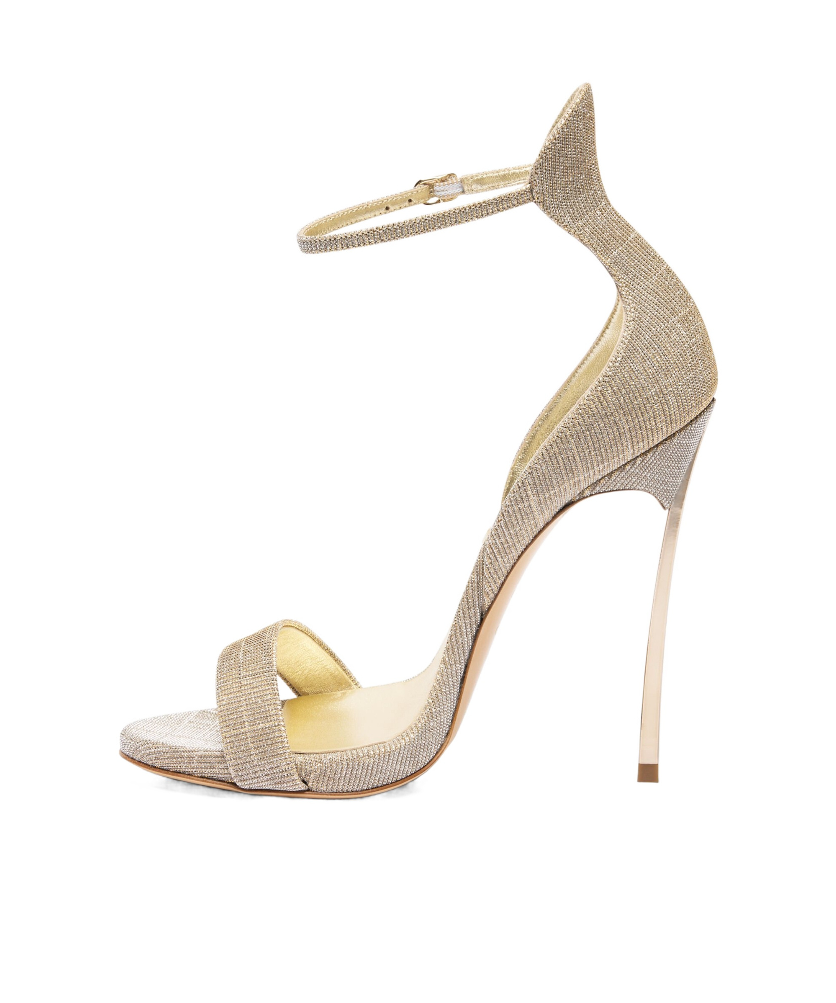 Casadei 125mm Blade Ankle-strap Sandals In Neutral