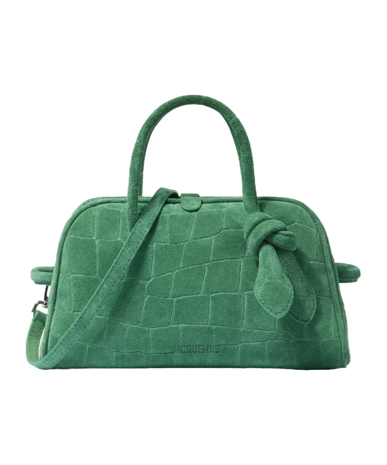 Jacquemus Small Zip Shoulder Bag In Green