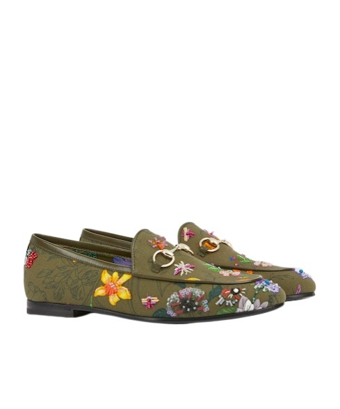 Gucci Women's  Jordaan Loafer In Green