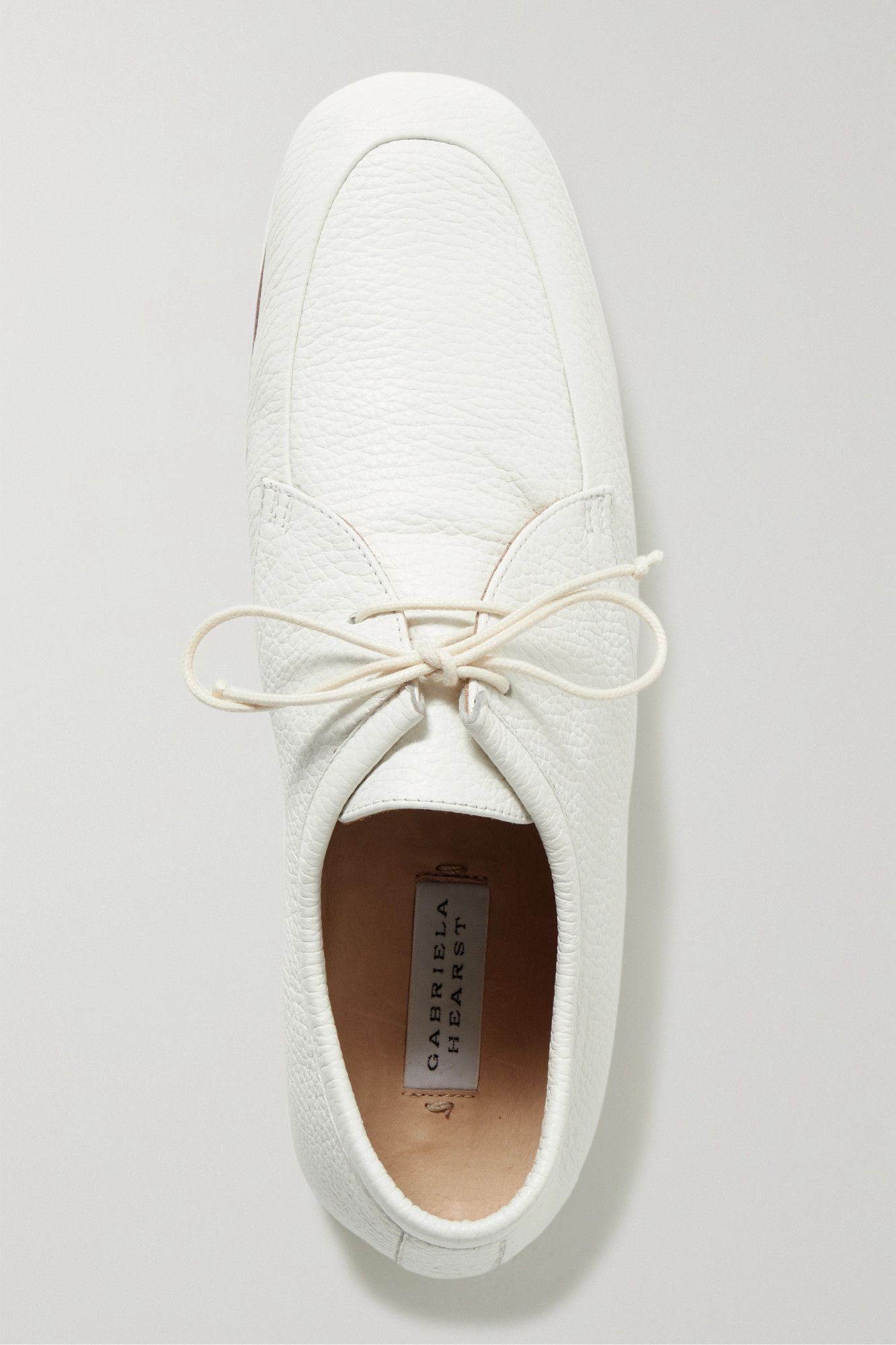 Gabriela Hearst Round-toe Flat Shoes In White