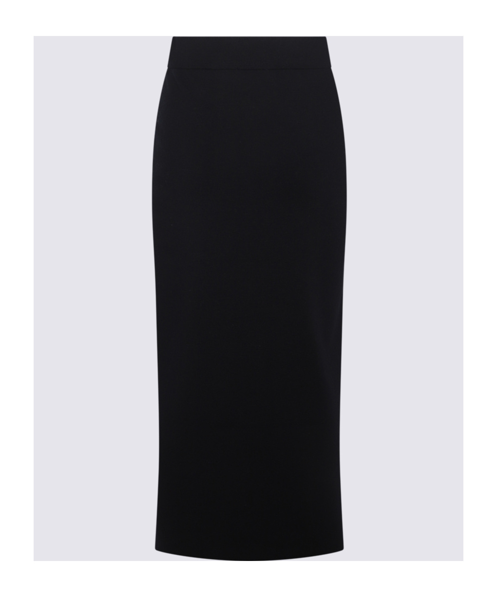 Fabiana Filippi Knit Pencil Skirt In Black
