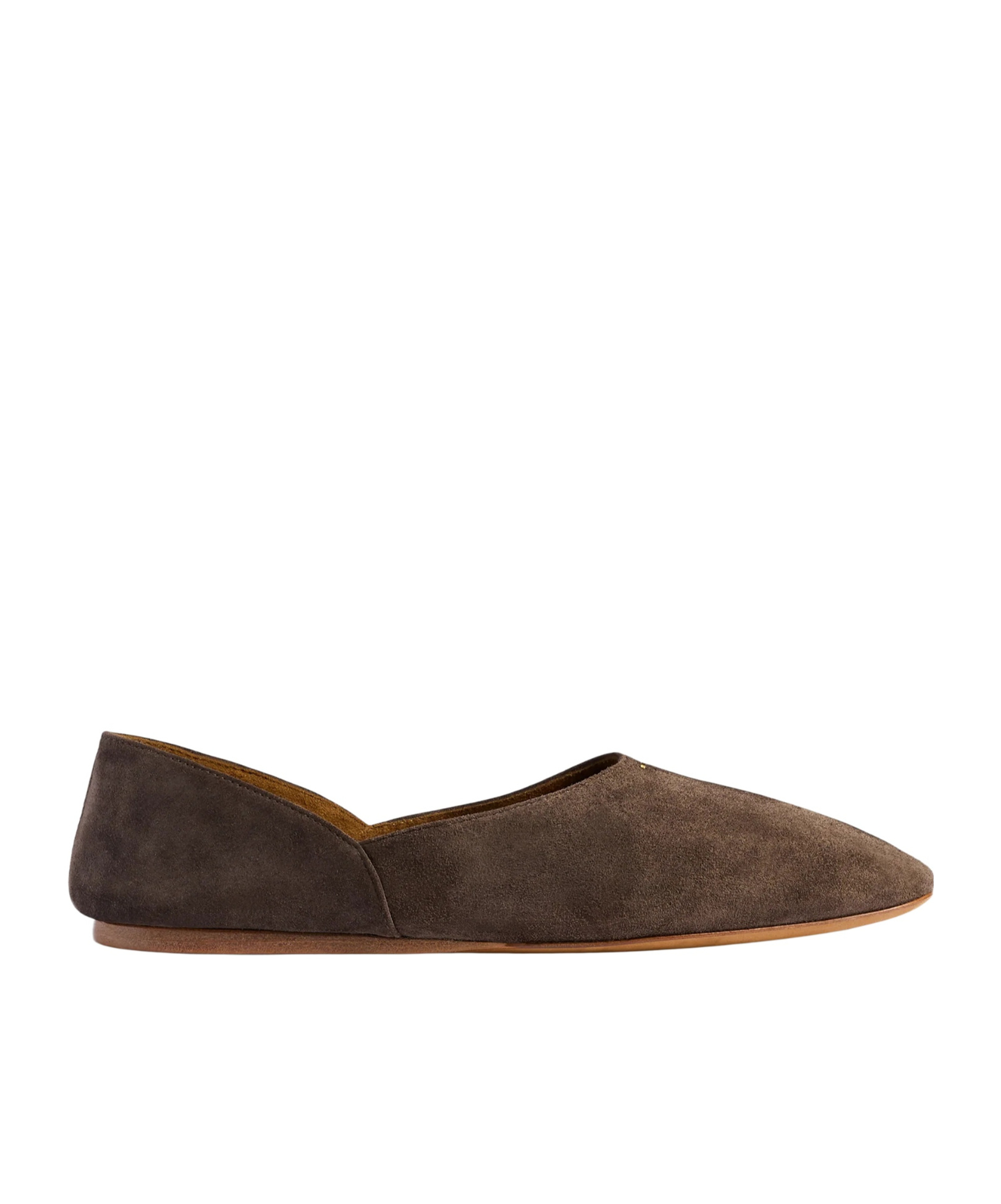 Khaite Jane Flat In Brown