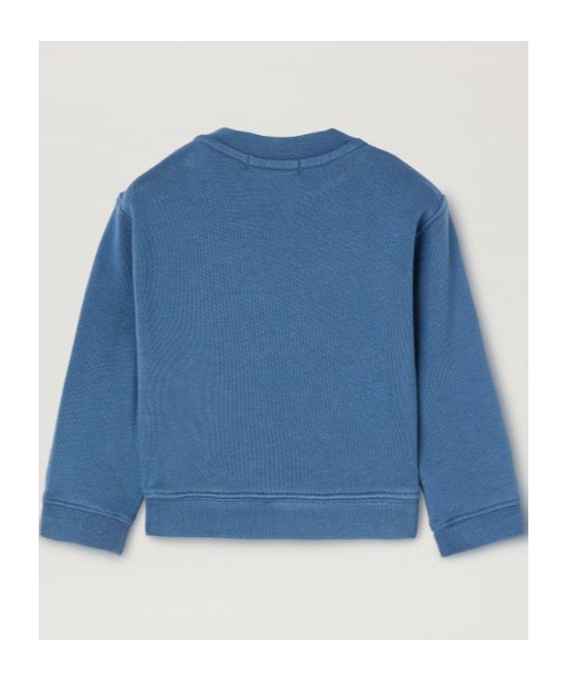 Palm Angels Long-sleeved Sweater In Blue