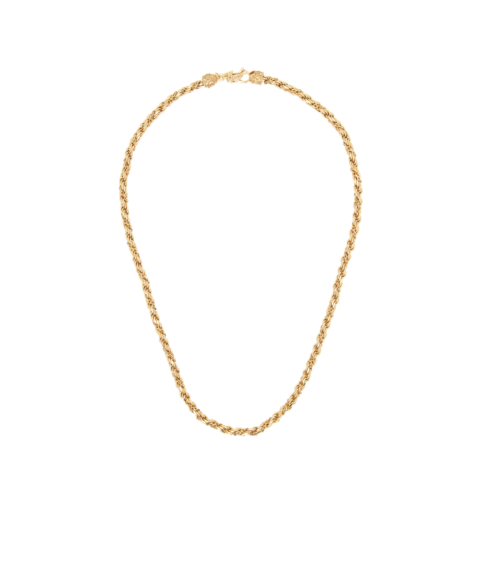 Emanuele Bicocchi Rope Chain Necklace In Yellow
