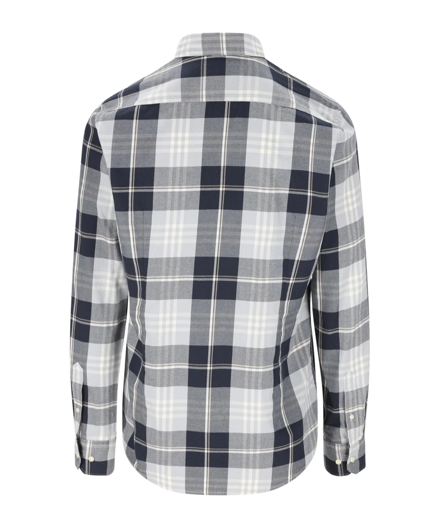 Barbour Checked Embroidered Shirt In Gray