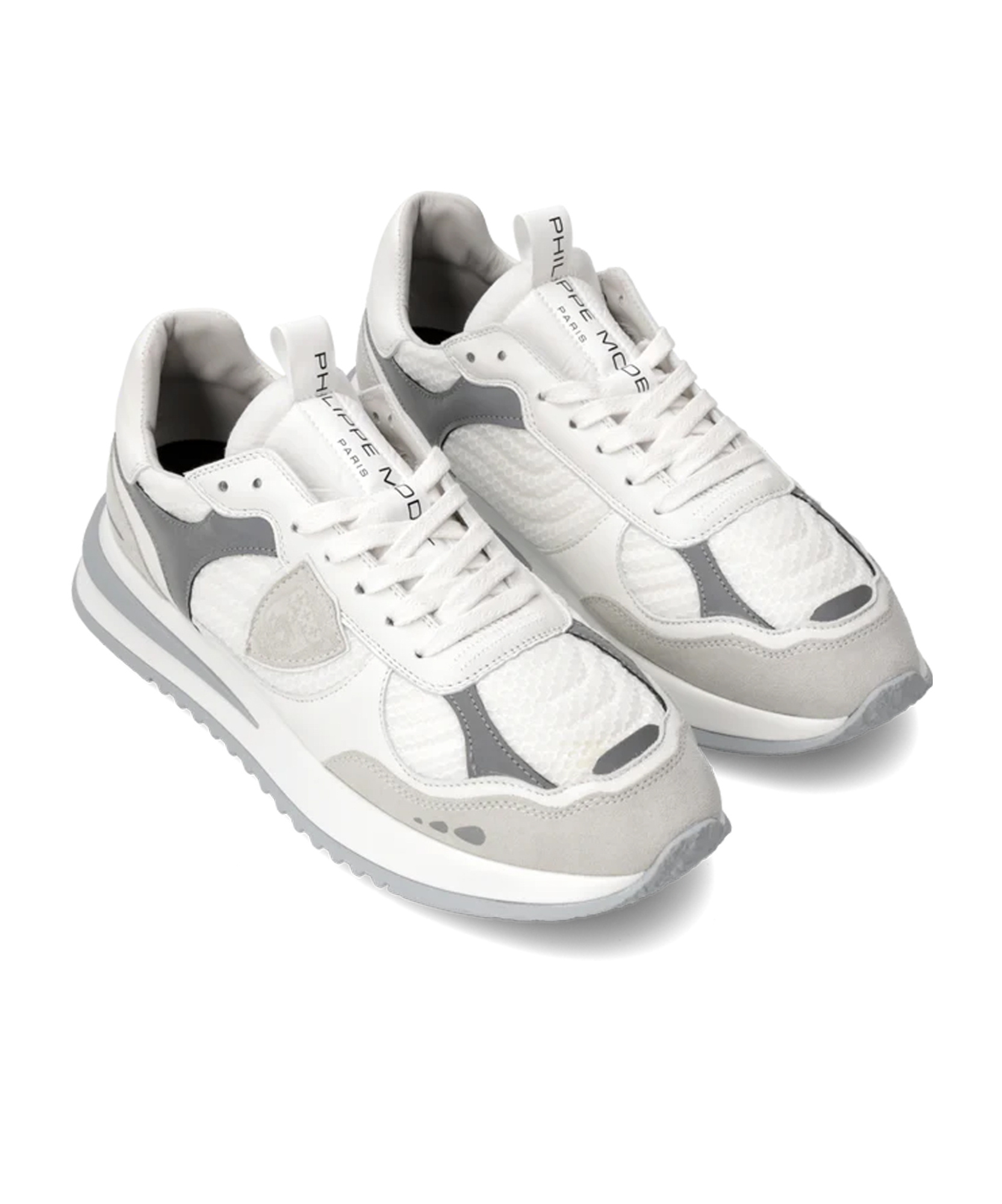 Philippe Model Lace-up Low-cut Casual Shoes In White