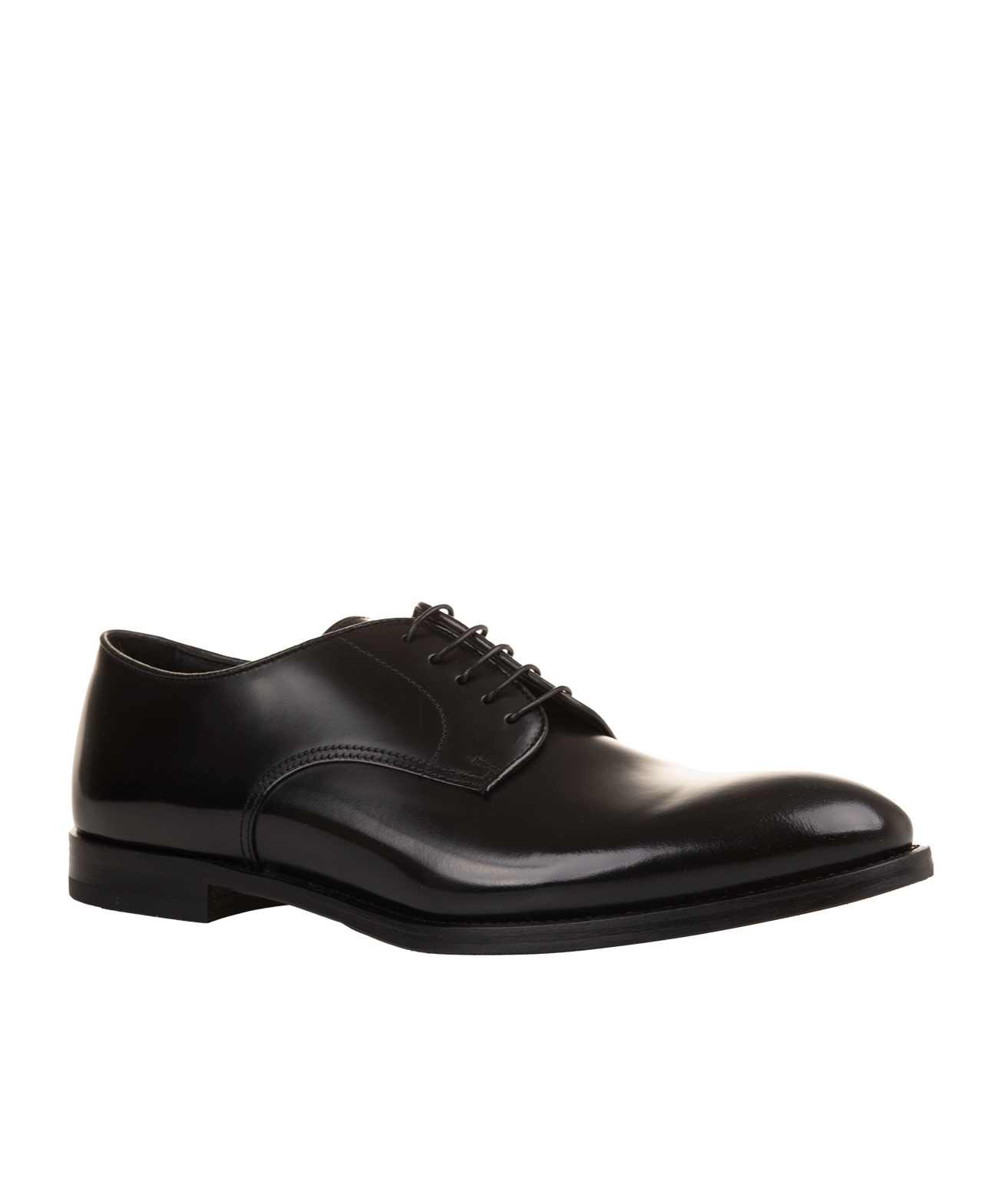 Doucal's Stringate Derby In Black