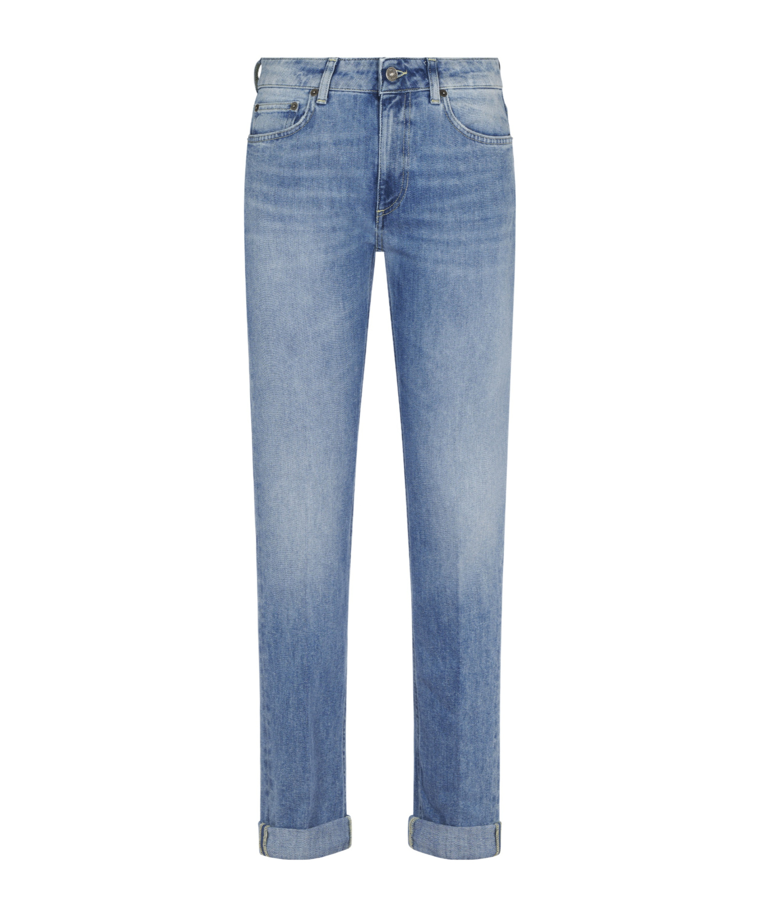 Dondup Light-wash Tapered Jeans In Blue