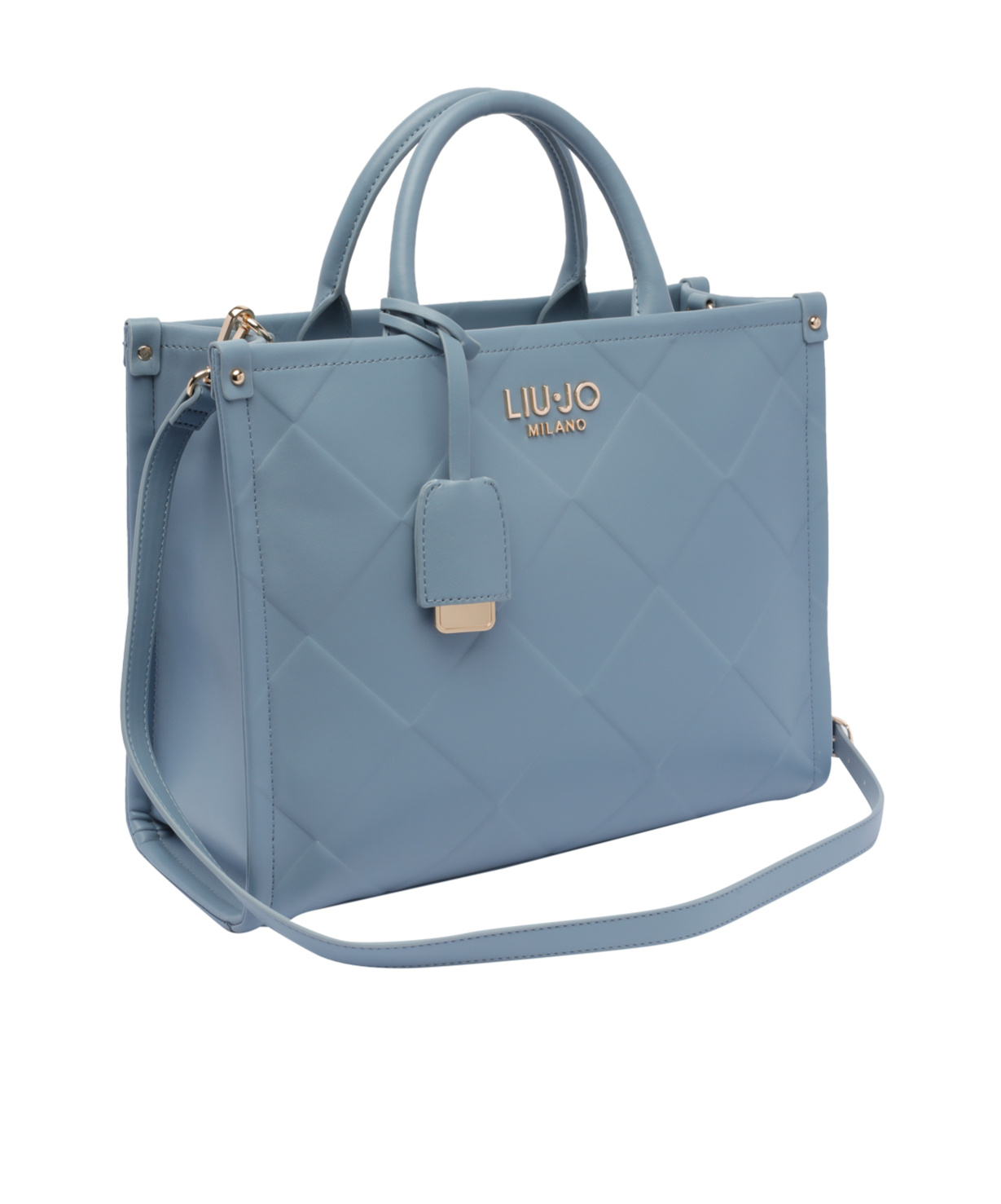 Liu •jo Logo-lettering Tote Bag In Blue