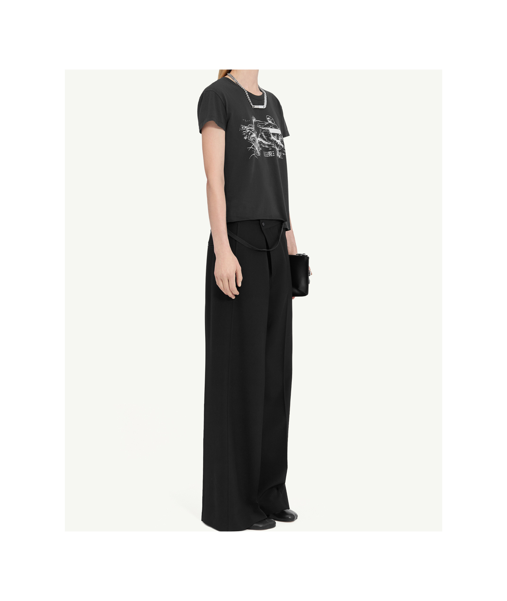 Mm6 Maison Margiela I'm Not Going To Let You Do This. In Black