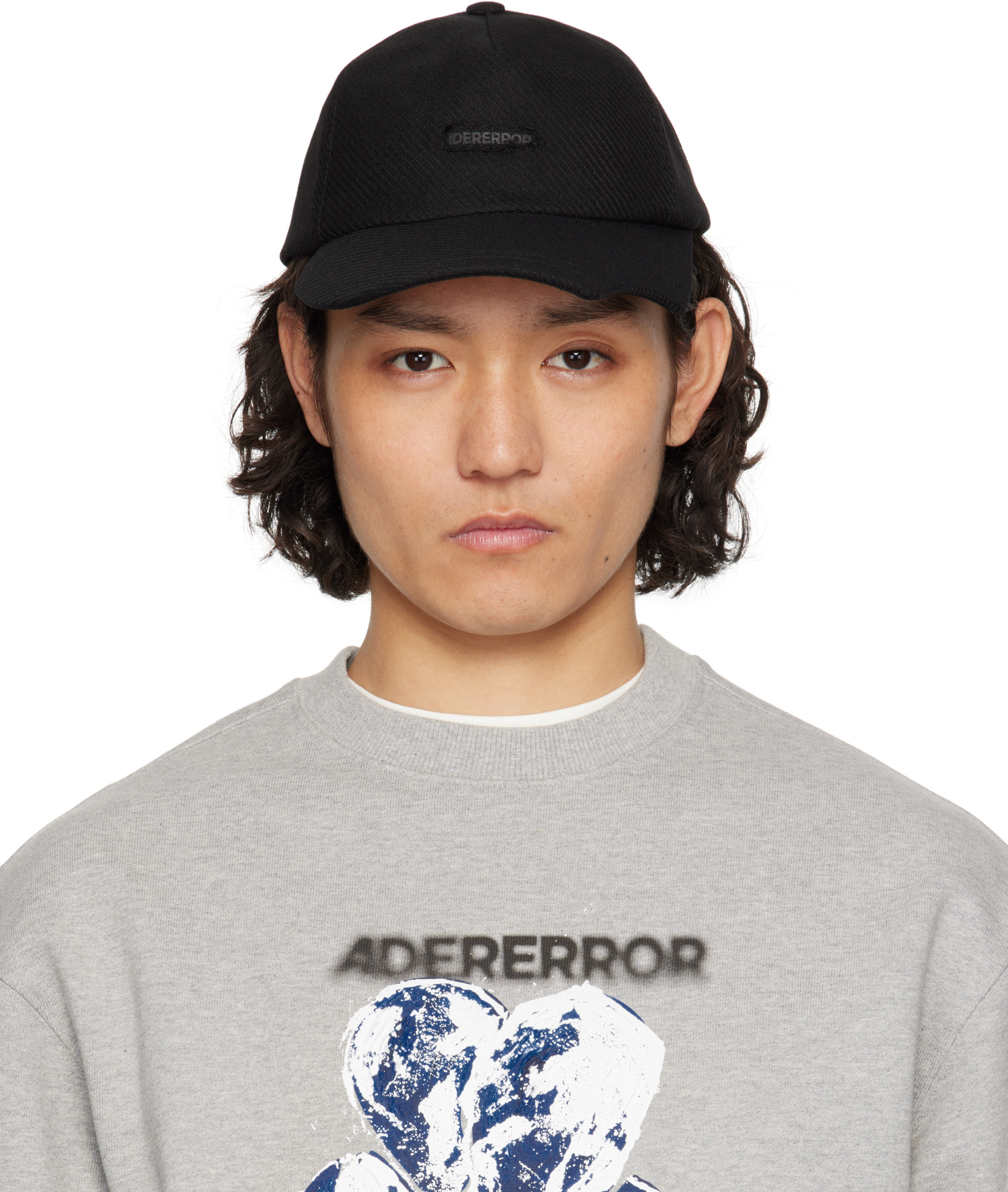 Ader Error Logo Baseball Cap In White