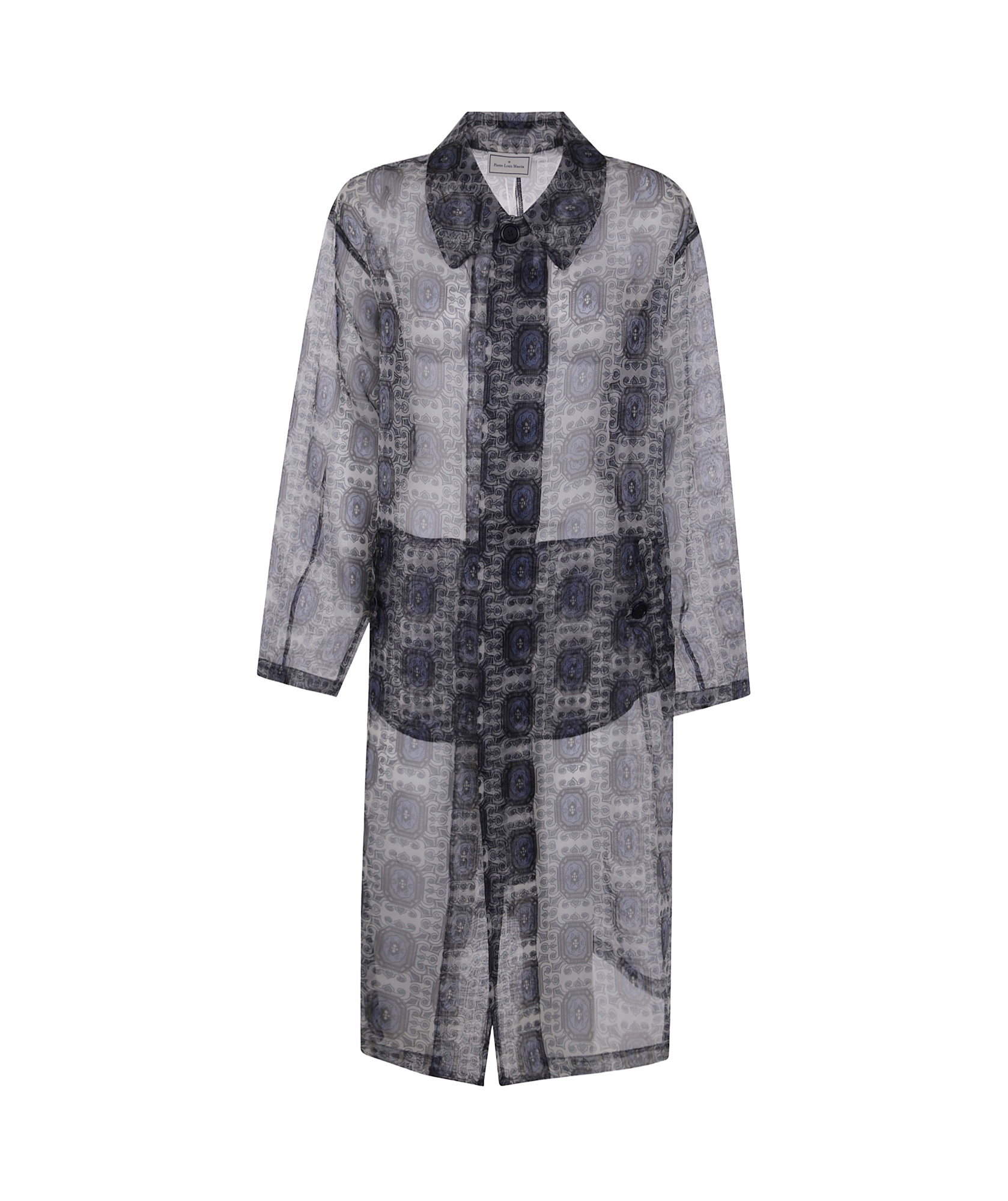 Shop Pierre-louis Mascia Long Casual Jacket In Gray