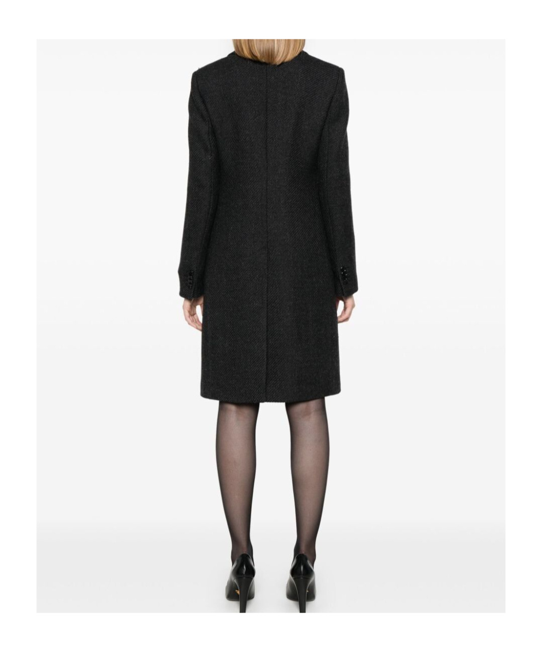 Shop Tagliatore C-parigi Coat In Black