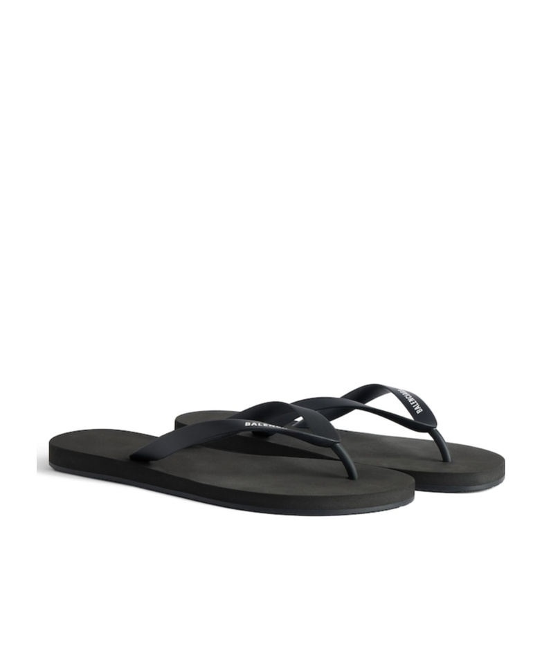 Balenciaga Heeled Sandals With Flat Sole And Open Toe