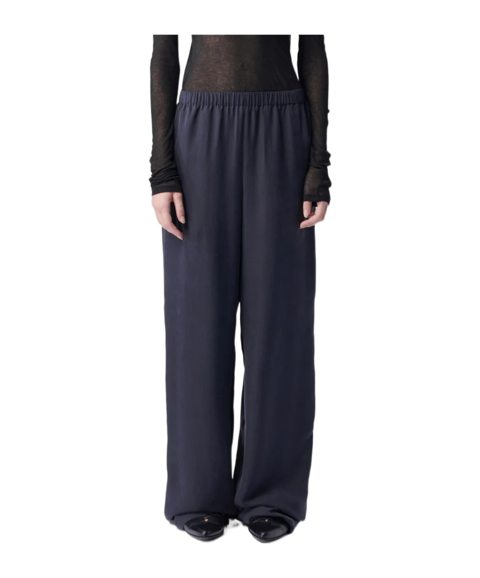 Ann Demeulemeester Elastic Waist Casual Pants In Black
