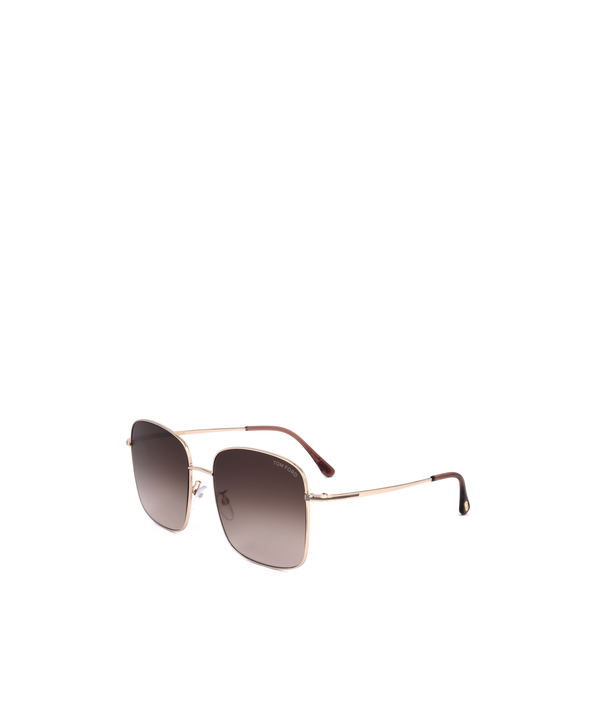 Tom Ford Geometric Sunglasses In Brown