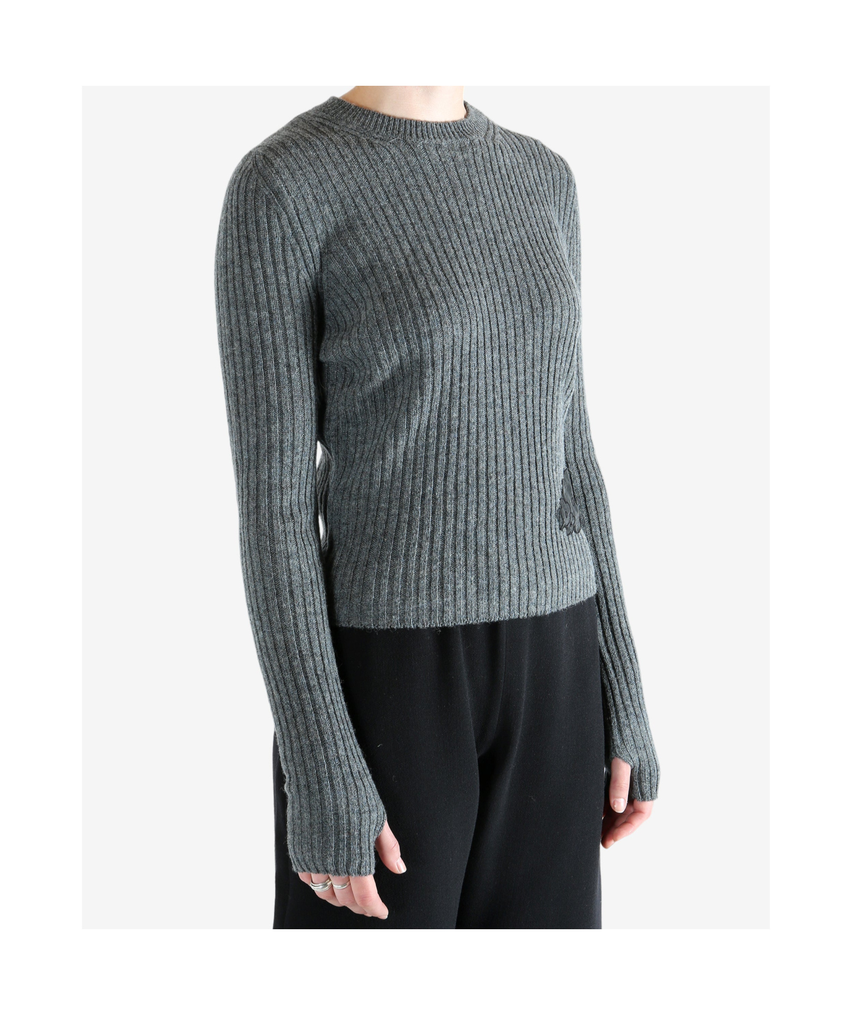 Cecilie Bahnsen Long-sleeved Sweater In Black