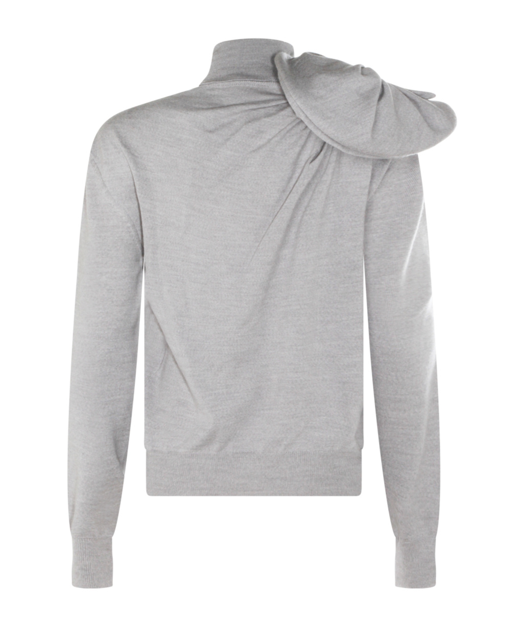 Moschino Sweaters Blacks And Greys In Gray
