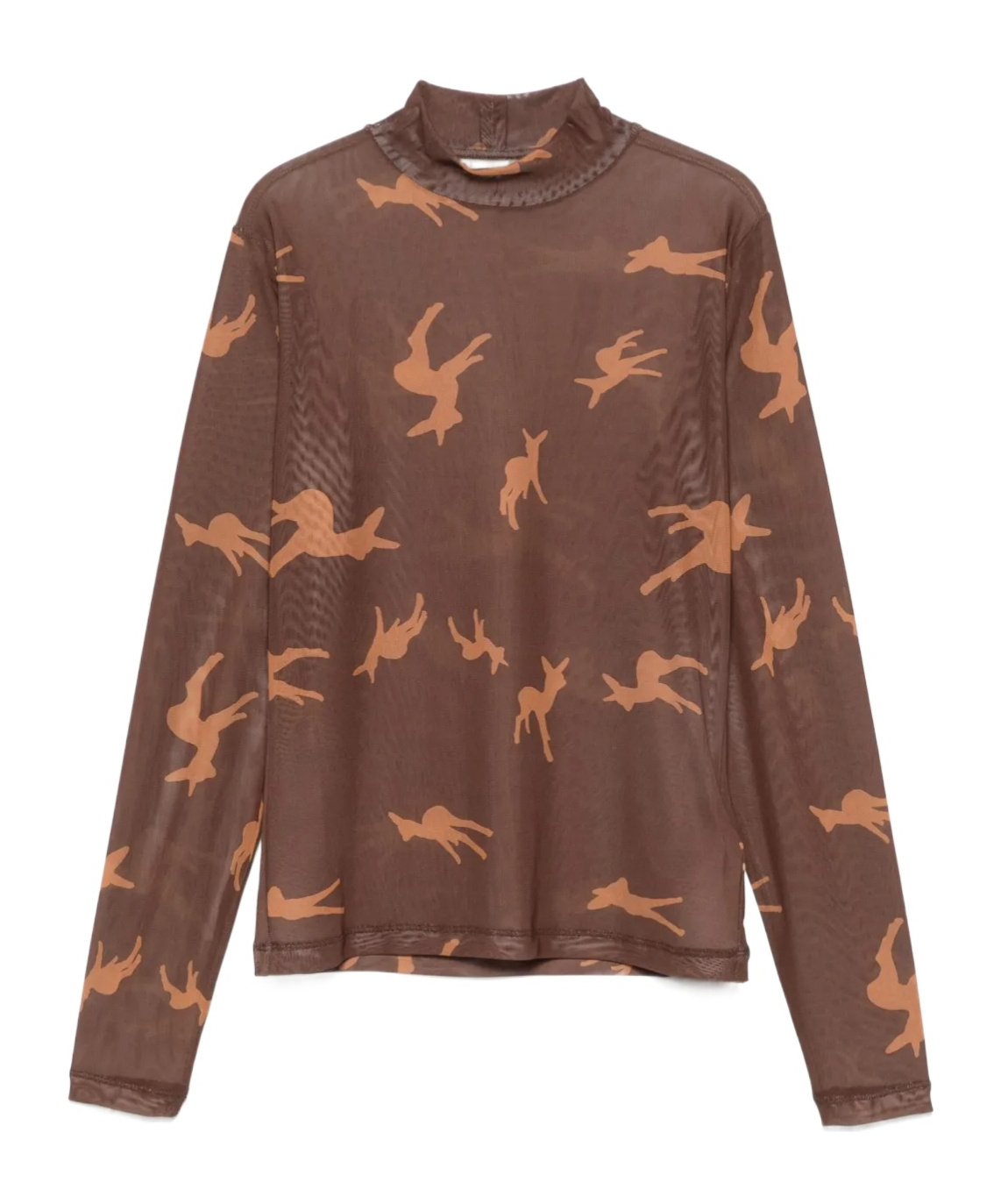 Vivienne Westwood Deer-print T-shirt In Marrone
