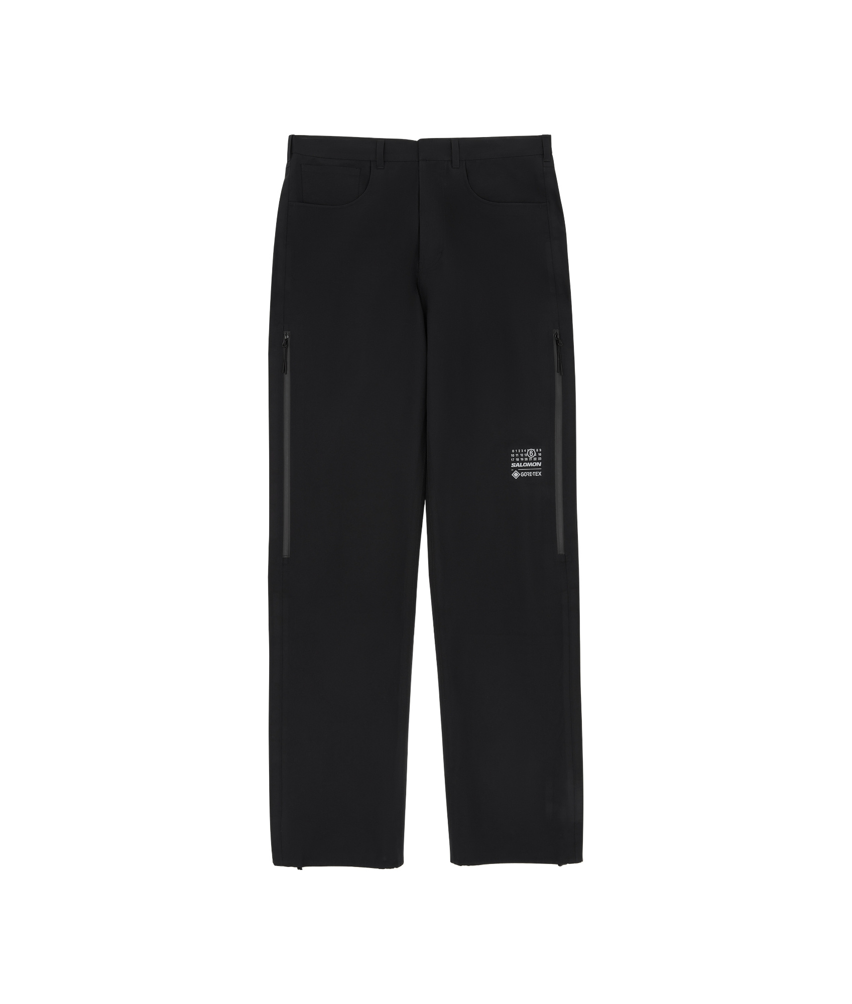 Mm6 Maison Margiela Belt-loop Casual Pants In Black