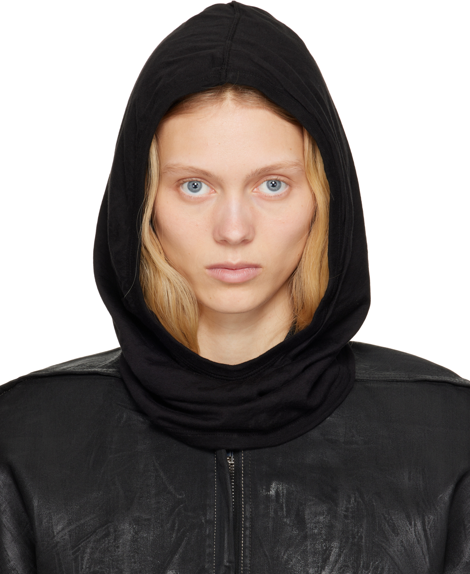 Rick Owens Drkshdw Ribbed Detail Hat In Black