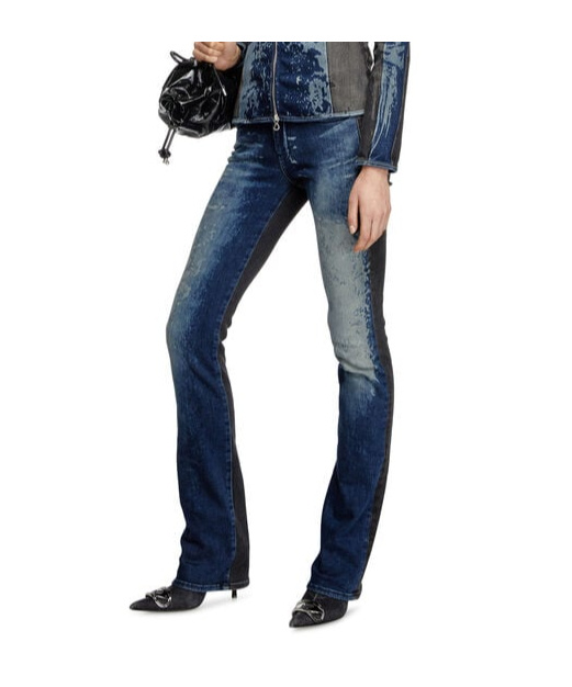 Diesel Bootcut Jeans D-gianna 0abdl In Blue