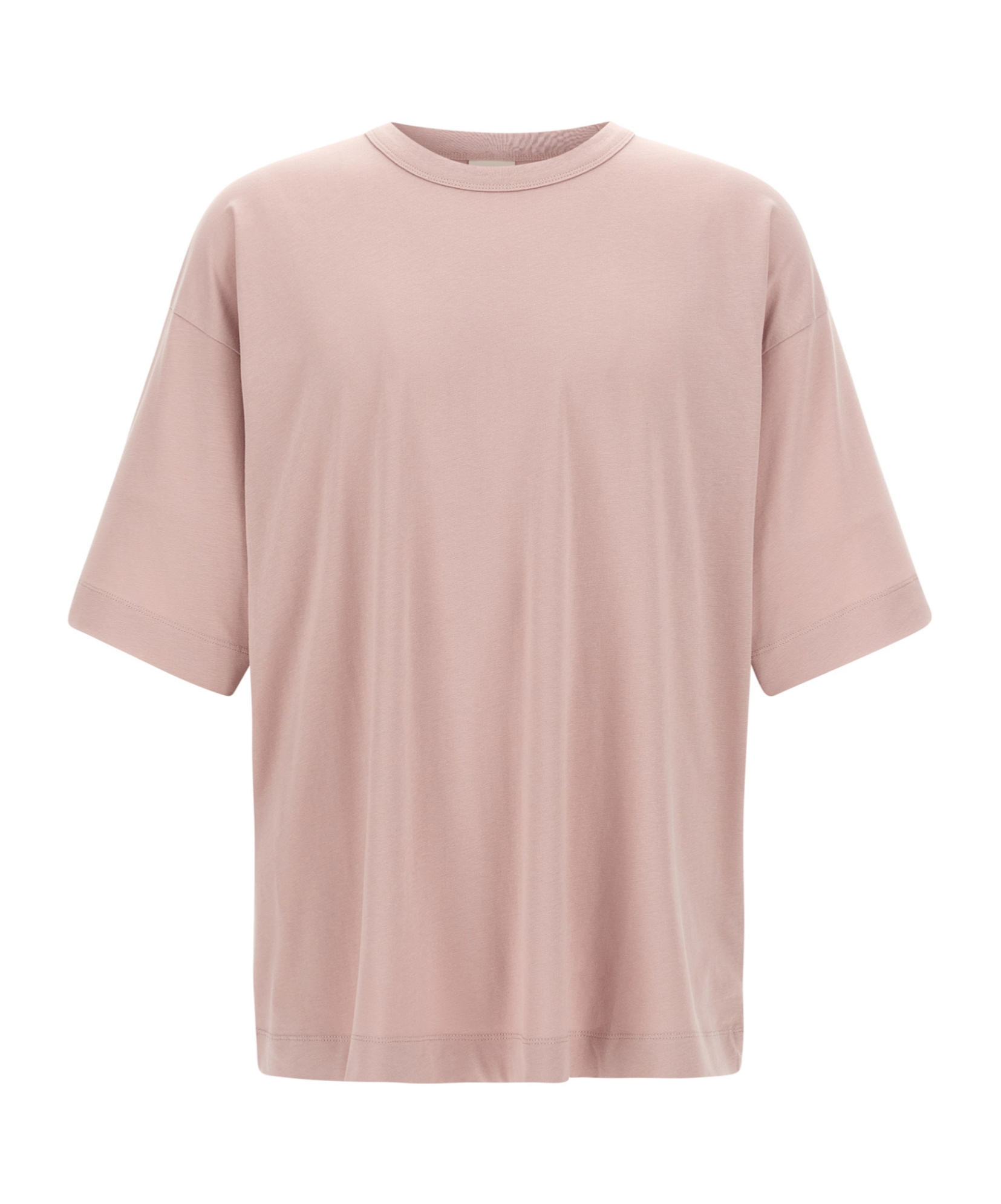 Dries Van Noten Plain Design Round Neck Short Sleeves T-shirt In Pink