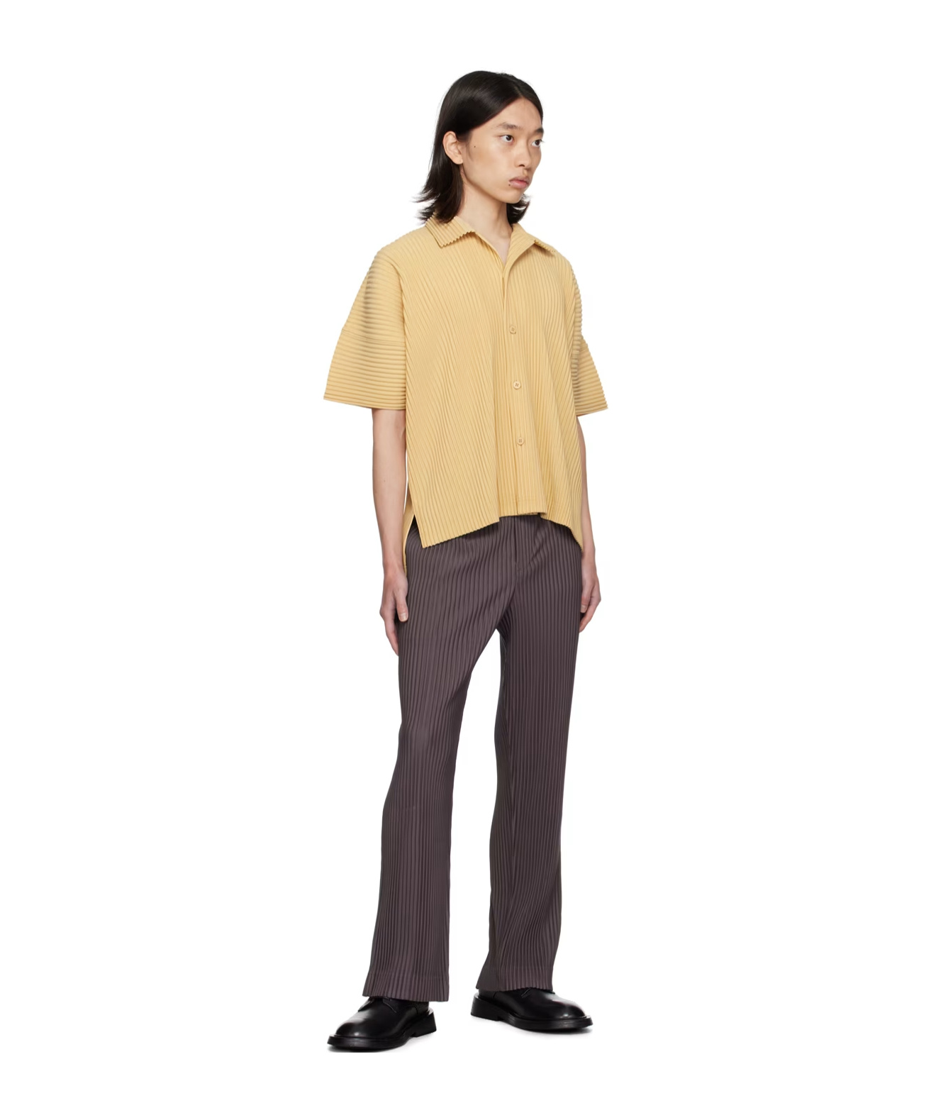 ISSEY MIYAKE PLEATED CASUAL PANTS
