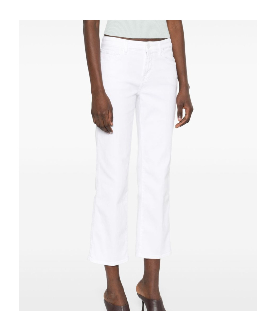 Blue Seven Belt-loop Jeans In White