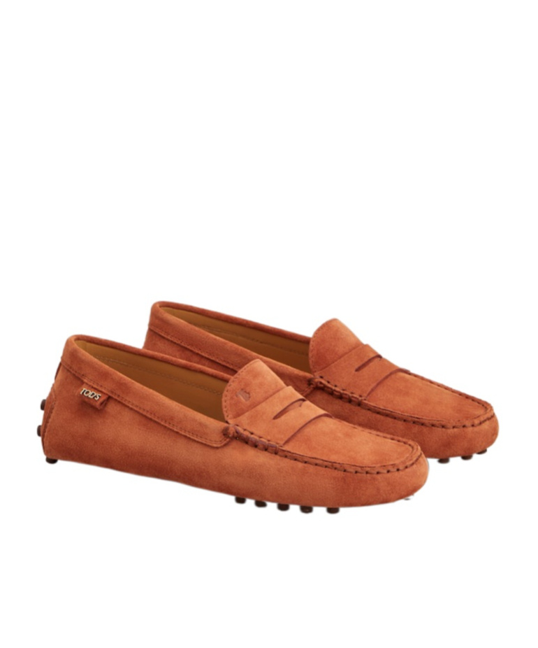 Tod's Gommino Flat Driving Shoes In Brown