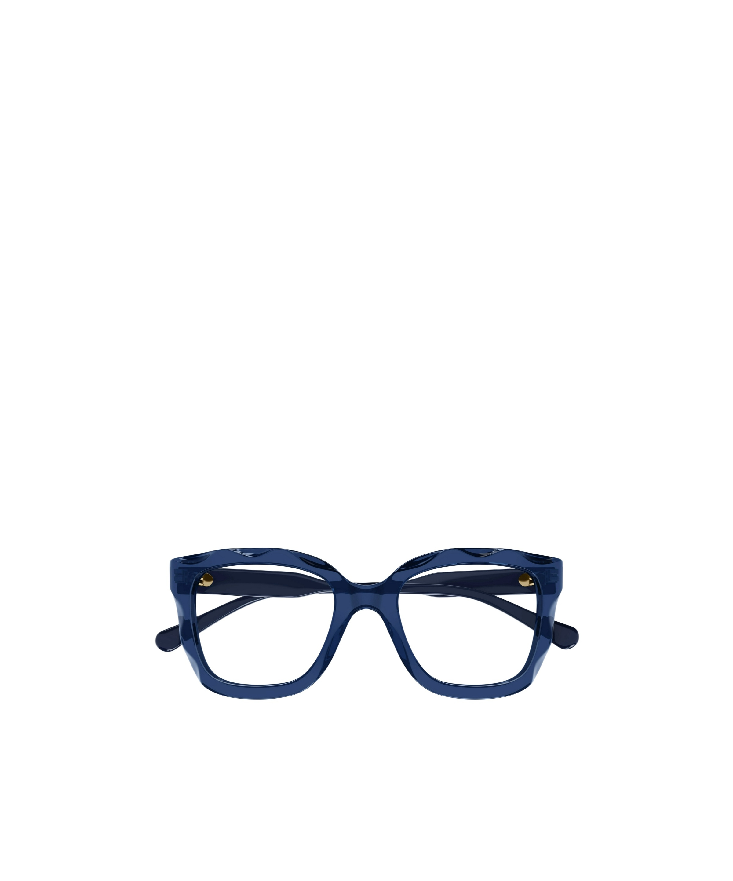 Chloé Geometric-frame Glasses In Blue