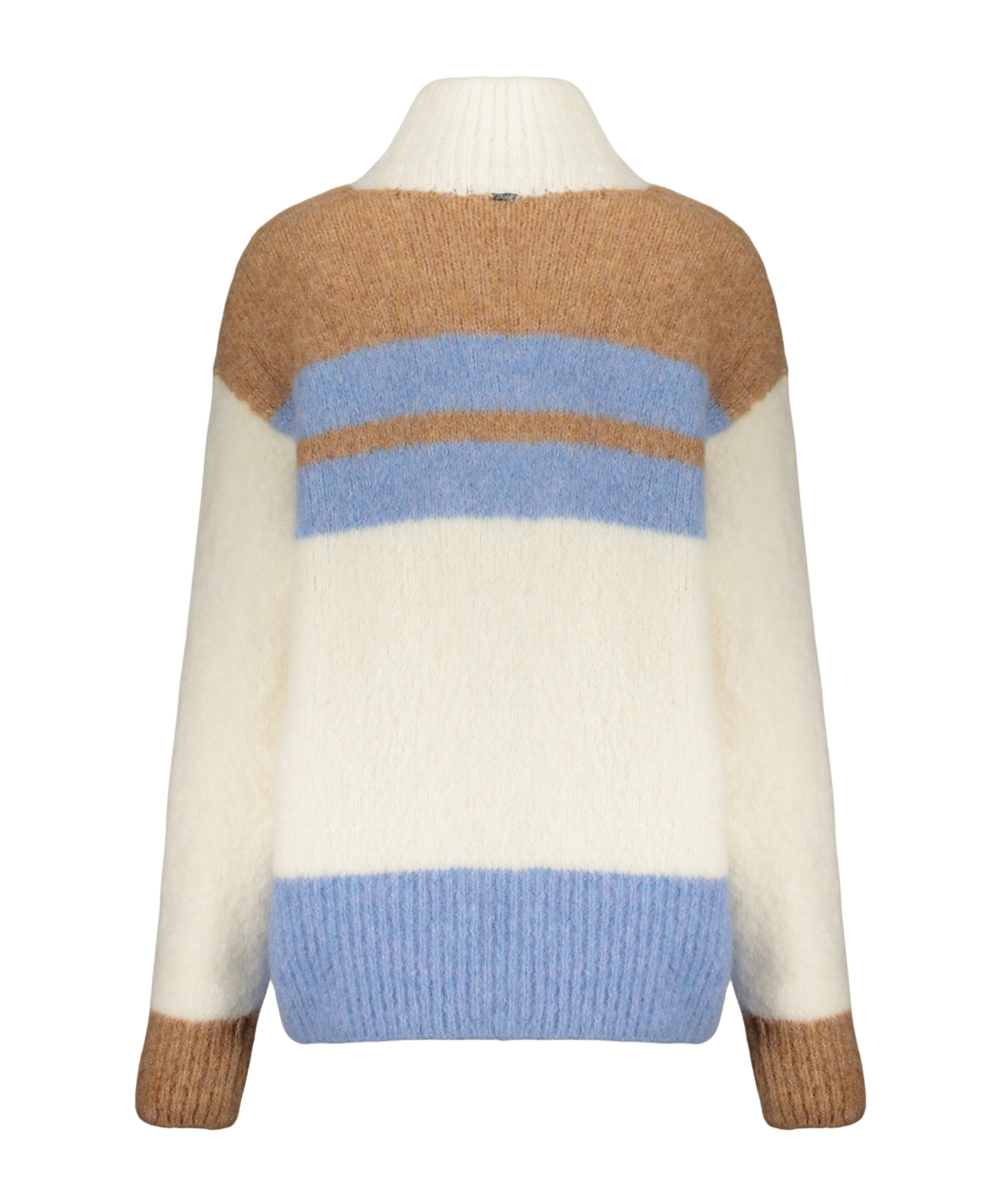 Herno Cozy Winter Sweater With A High Collar In Multi