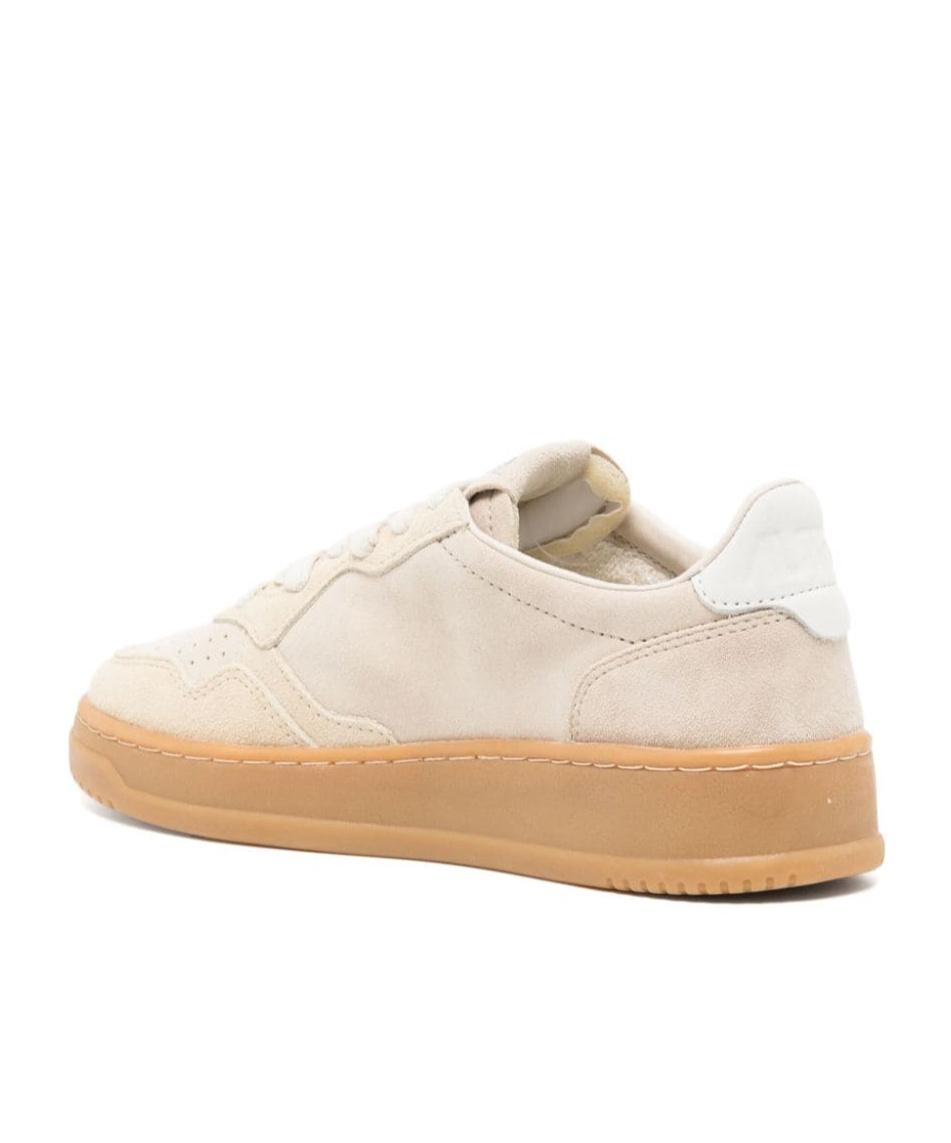 Shop Autry Medalist Sneakers In Nude