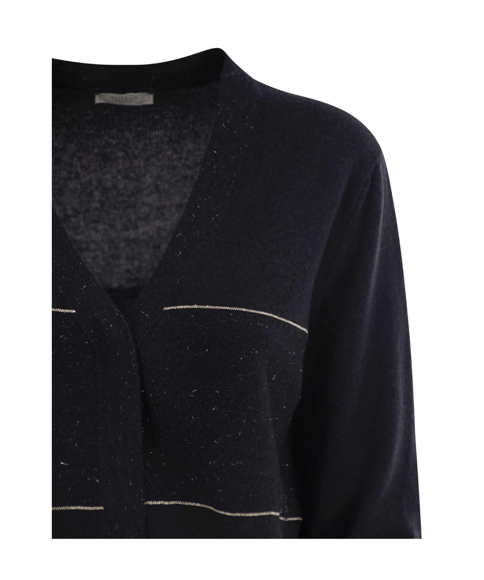 PESERICO LONG-SLEEVED KNITTED CARDIGAN 