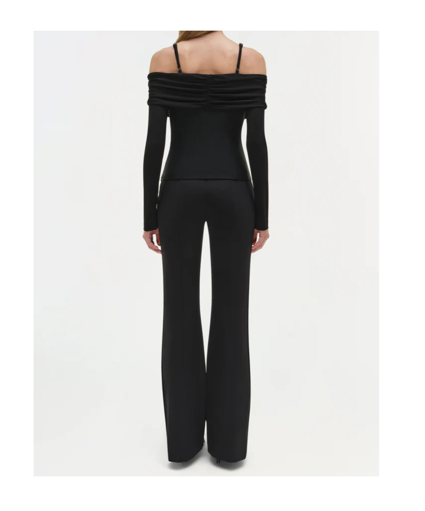 Simkhai Hazel Off-the-shoulder Stretch-jersey Top In Black