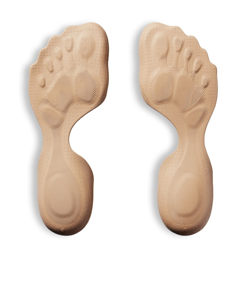 Balenciaga Flat Sole Open Toe Eva Zero Sneakers In Neutral