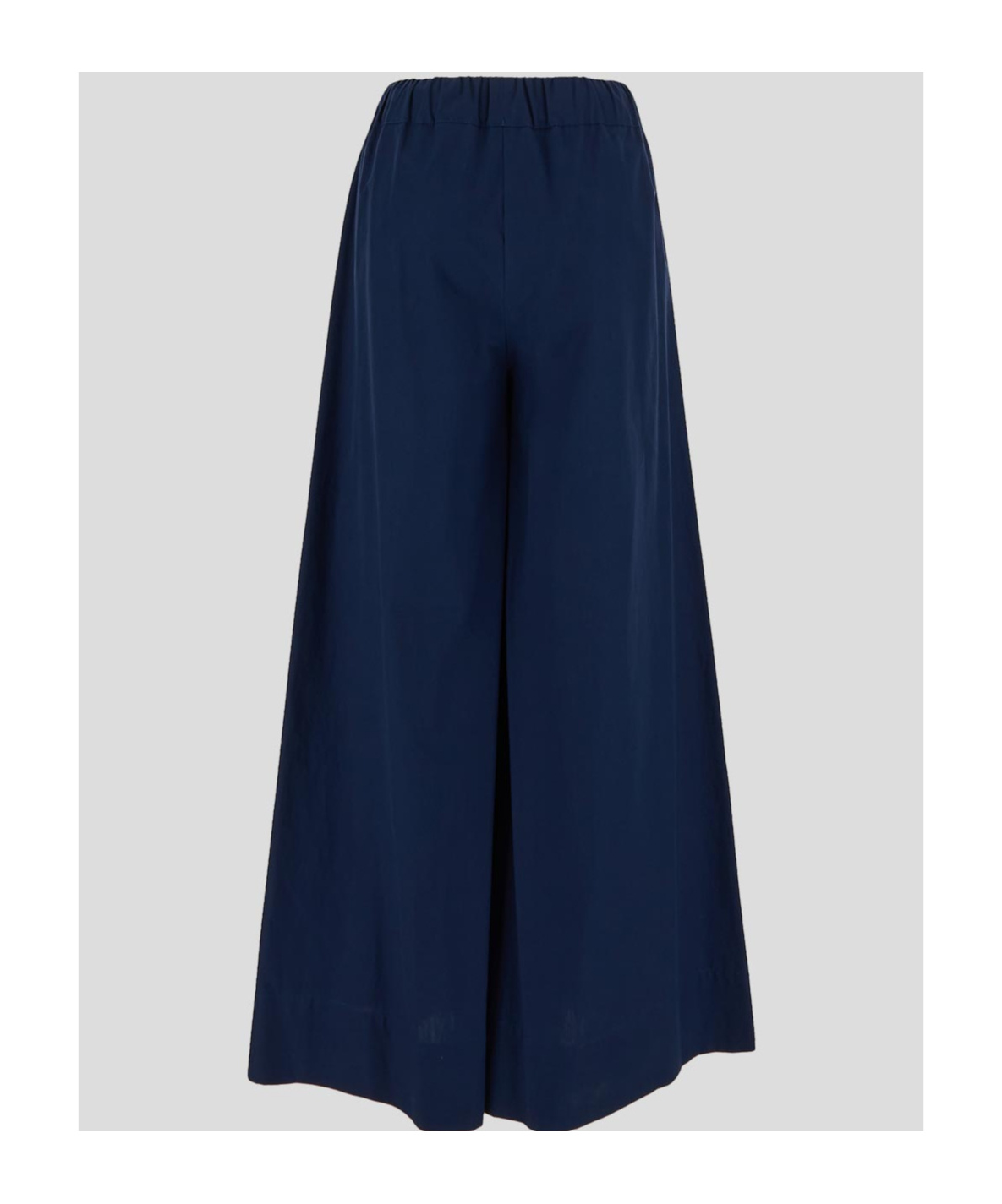 Shop Malo Elastic Waist Casual Pants In Black