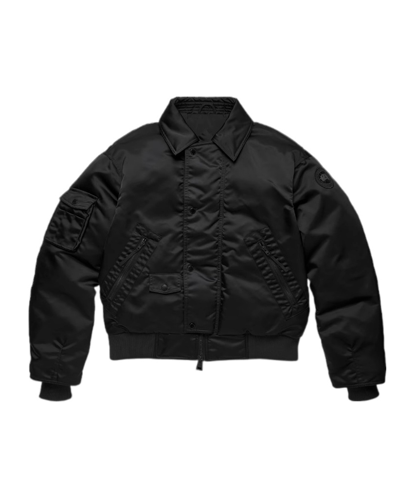 Canada Goose Lightweight Bomber Jacket Shoulder Patch In Black