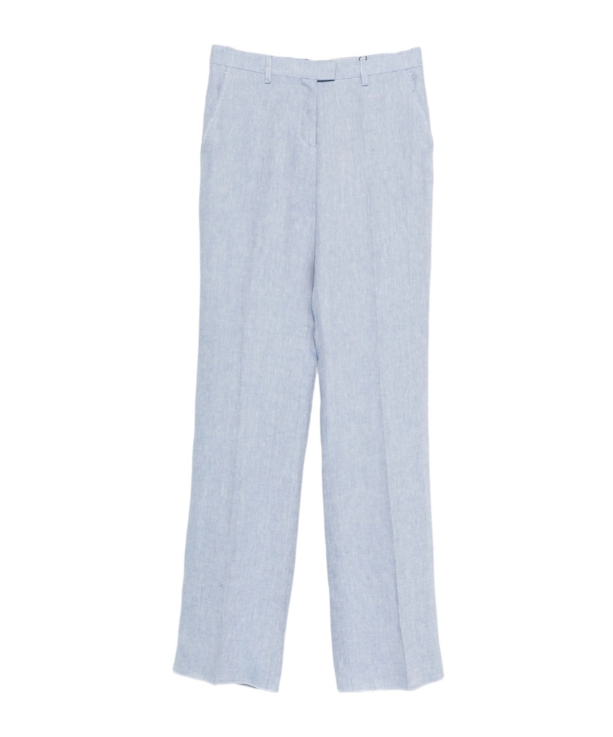 Etro Casual Pants With Belt Loops In Blue