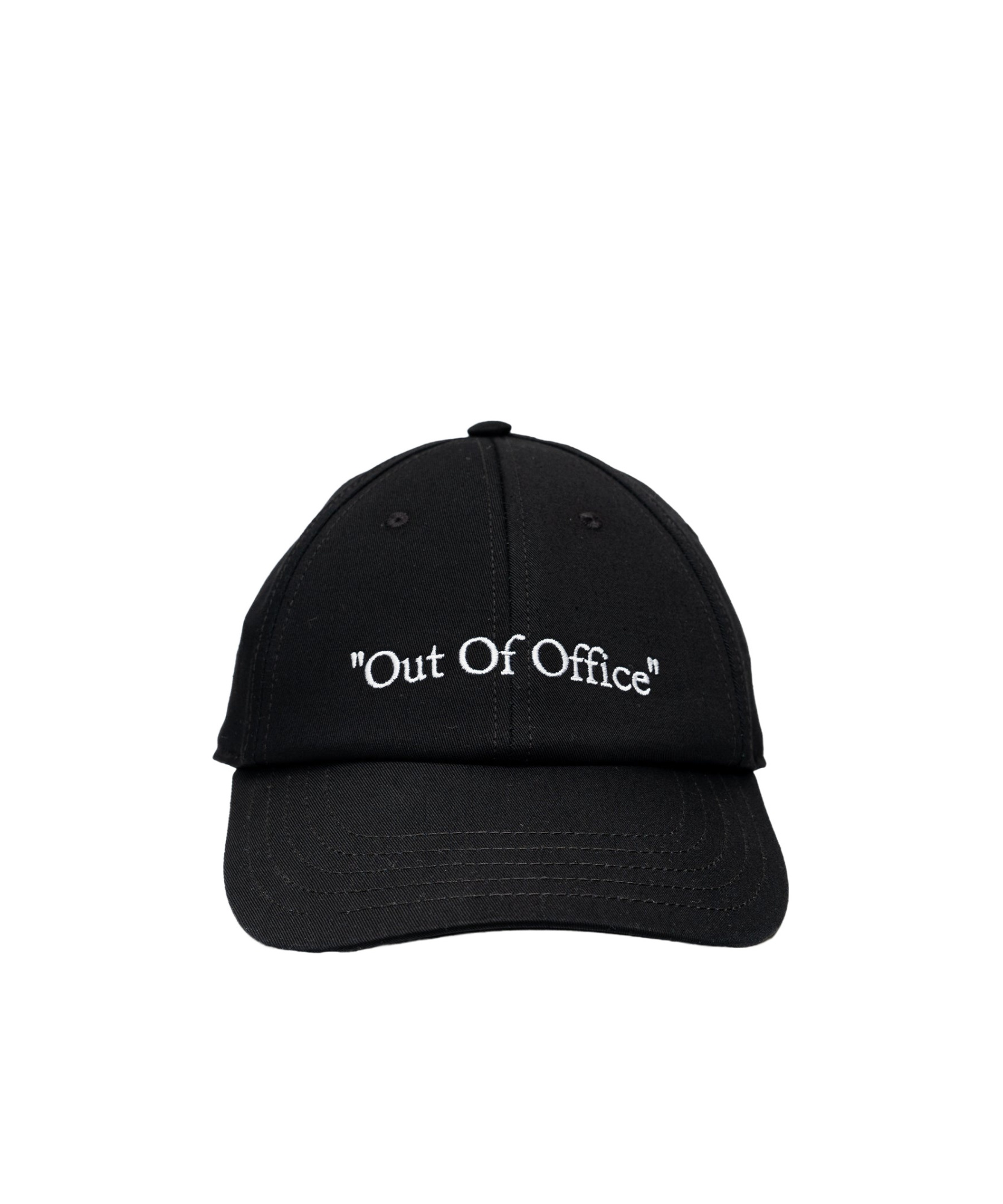 Off-white Out Of Office Baseball Cap Accessories In Black
